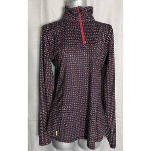 Lole Women’s Quarter Zip Layering Top Jacket SMulticolor Spots